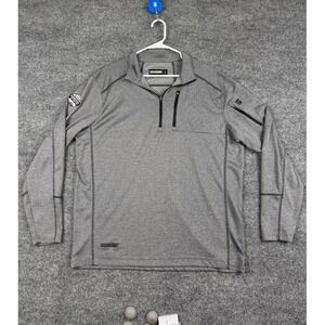 Blackhawk Mens Convoy 1/4 Zip Pullover Grey Tactical Performance Shirt CS03 L